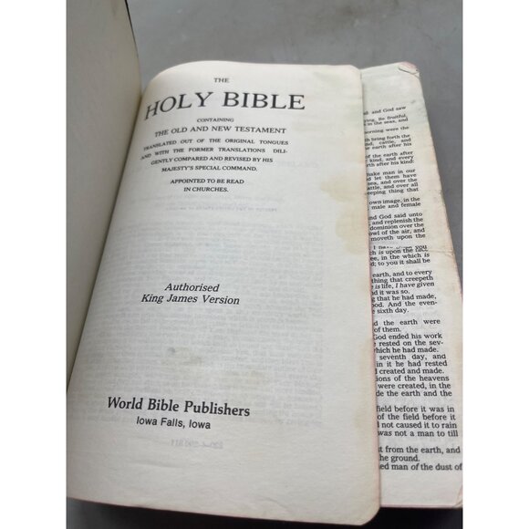 holy bible dictionary concordance king james version book black English READ - Picture 6 of 6
